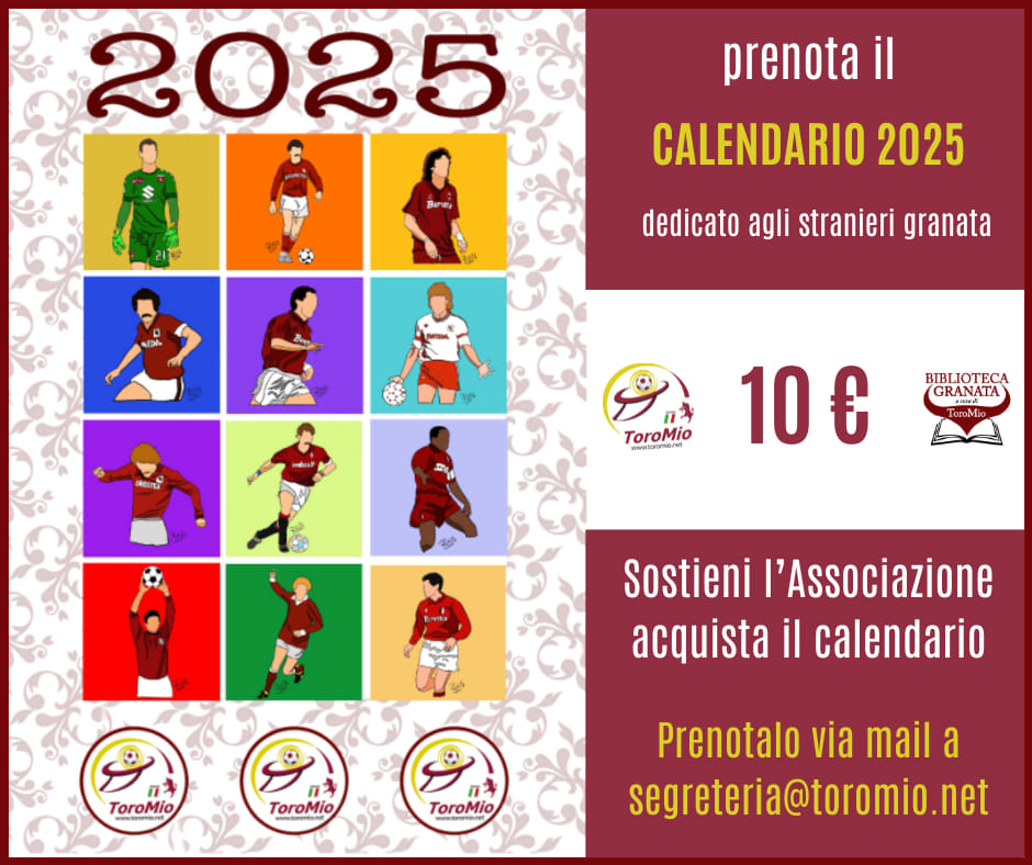 Calendario ToroMio 2025